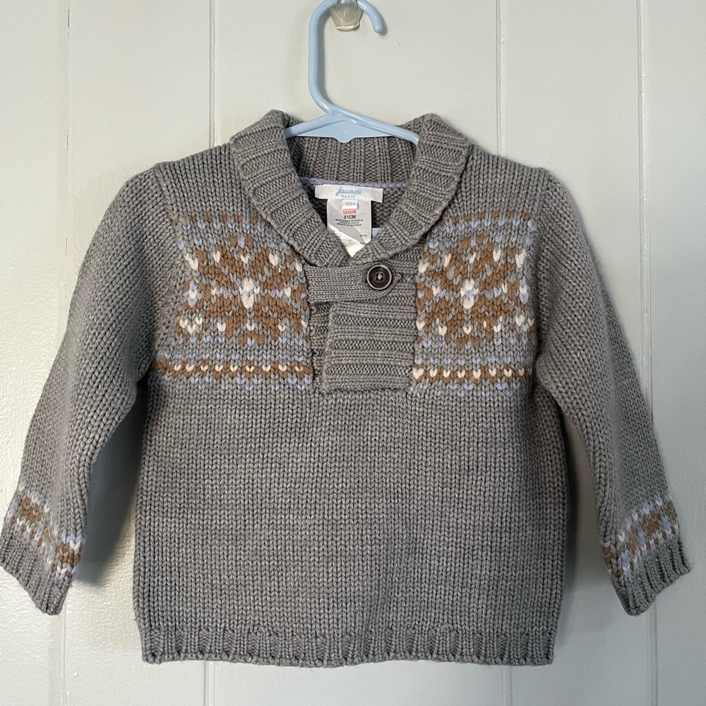 Jacadi Cozy Knit Sweater for the Holidays!